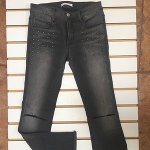 Weslin & Grant size 26 studded jean